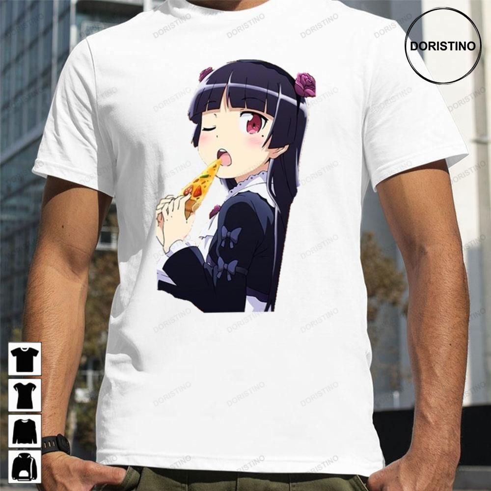 Eating Pizza Oreimo Kuroneko Trending Style